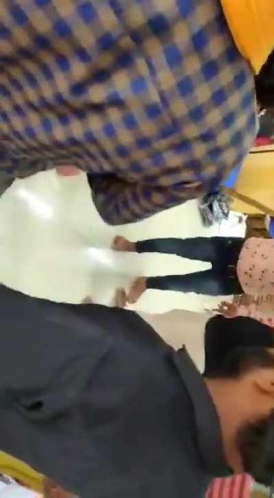 This video is about two women who tried to beat a man for some comment he made on Instagram. Not because of sexual harassment as is being claimed in an earlier post in this sub. Additional info in comments.