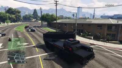 The way that police officer just walked up like a badass lol