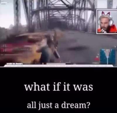 (((They’re))) fabricating footage to infiltrate your brain. It is a dream. Your plugged into the matrix. Your whole life has been a dream.