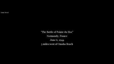 Camarada despierte! Estamos apunto de desembarcar y tomar Pointe du Hoc!