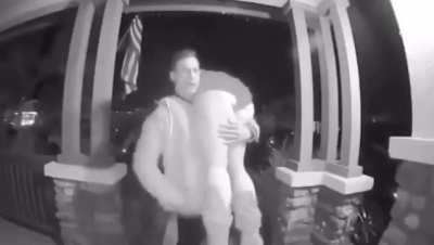 Meeting his girlfriend parents for the first time