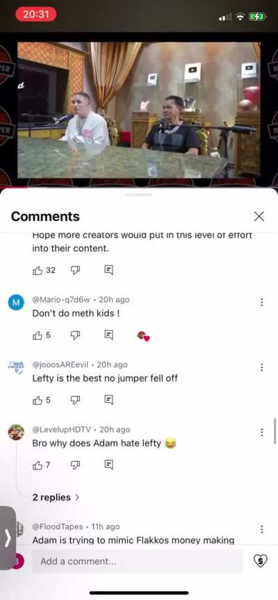 lol Adam get absolutely destroyed in the comment section for lying and trying to push a narrative on lefty🤣🤣🤣🤣 if you trying to push a narrative you have to be more manipulative like AK😩🤣🤣 I hate how dumb these people think we are, that we just going to t