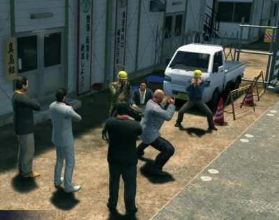 Majima Kensetsu moment