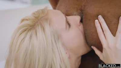 [/r/blacked] Anya Olsen & Cadence Lux gives him the Royal Treatment