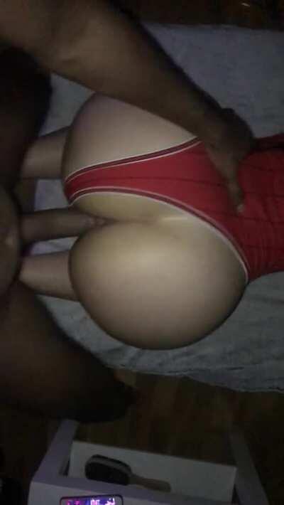 Phat Arabian Booty Rippling With Each And Every Stroke