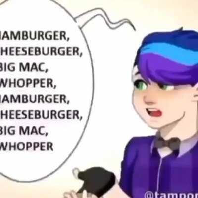 Hamburger cheeseburger big mac whopper