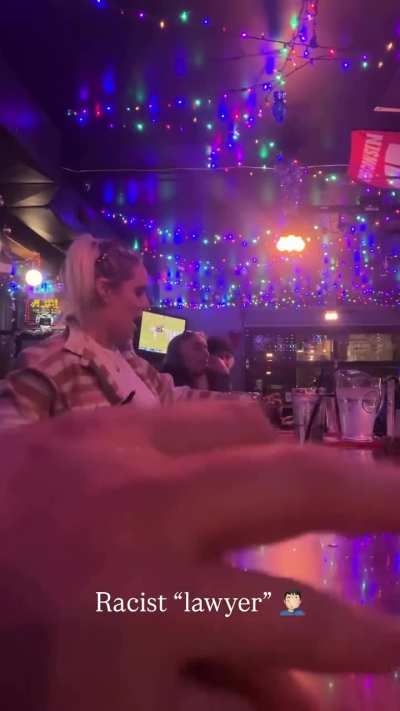 A lawyer chose racism Monday night.