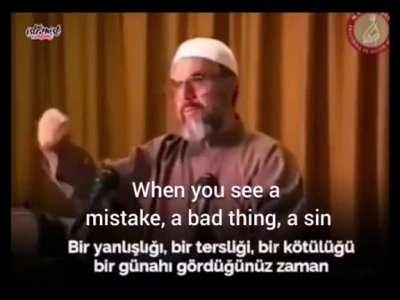 Reminder that tolerance is not the yardstick for morality ~ Ahlakı tanımlayan şeyin hoşgörü olmadığını hatırlatmak