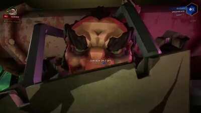 POV: Gunner starts going at it on you with his “BULLDOG” as he stares you down with high-intensity flaring eyes