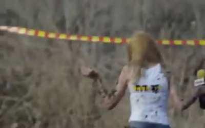 HMC while I interview this dirtbike rider.