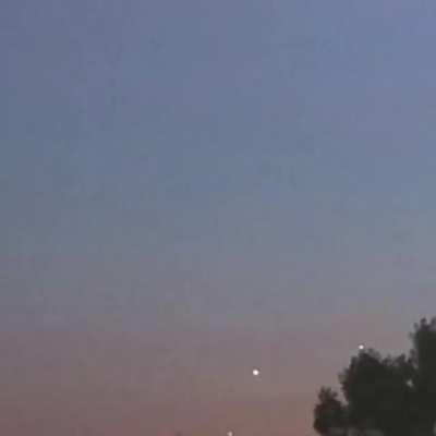 Two possible UFOs over Brooklyn NY