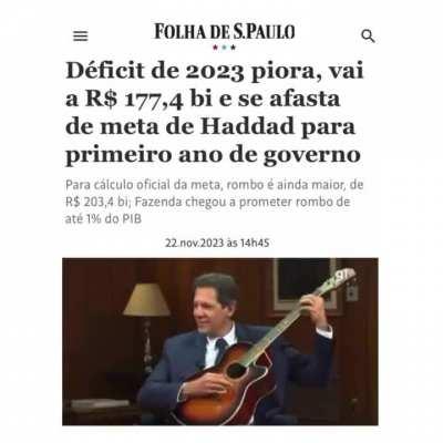 Haddad, case de sucesso, 'moderado' e 'alivio ao mercado' no governo atual segundo alguns.