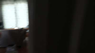 Hubby got home to a little surprise 