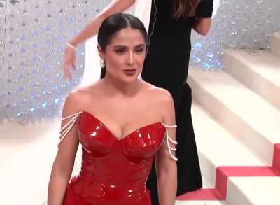 Salma attends The 2023 Met Gala Celebrating 