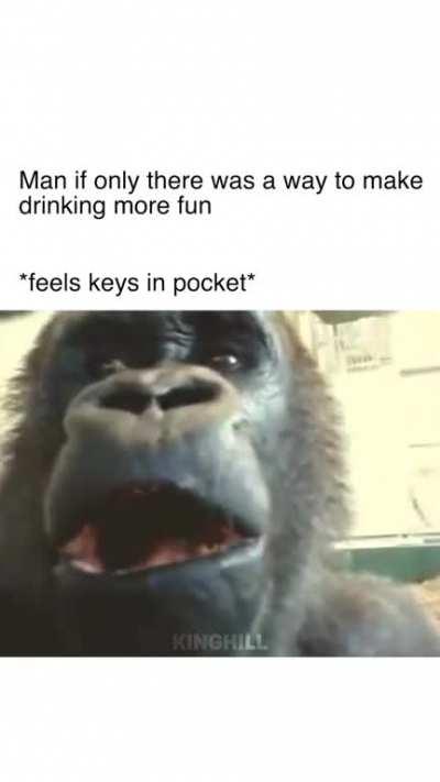 *Feels keys in pocket*