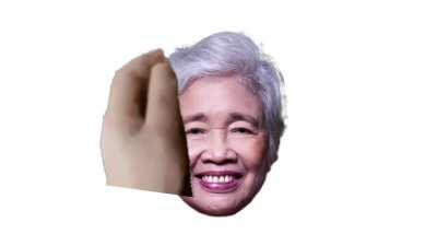 Just petting DepEd Sec. Briones