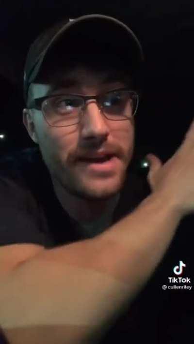 Getting rescued by a rugged man