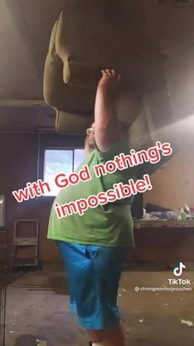 I never believed in God until now