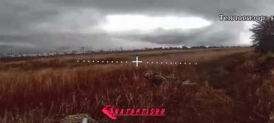 Russian FPV drones strike a spiky M133 and dismounts near Kupyansk