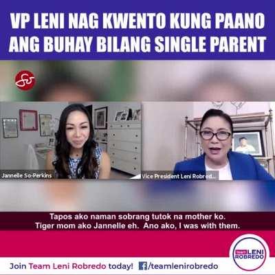 VP Leni on Being a Single Parent