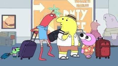 Here we have our first promo for the new Smiling Friends special