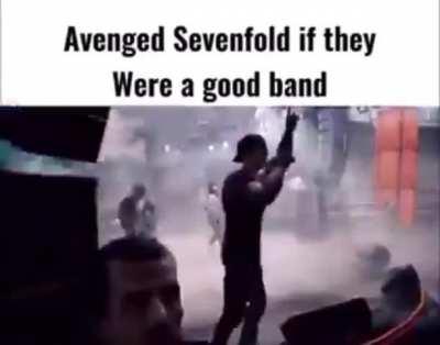 Avenged Sevenfold if they were peak 