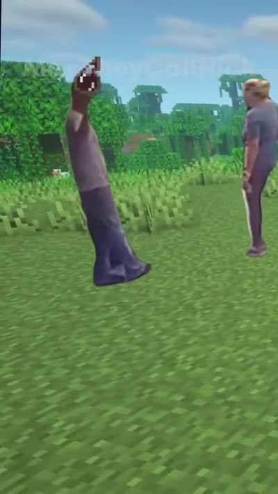 That kid is gonna be a pro Athlete but in Minecraft