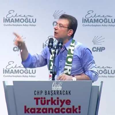 Ekrem İmamoğlu:

“Benim 35 yıllık diplomamı iptal ettirmeye çalışanlar başarılı olurlarsa, yarın sizin bağınıza, bahçenize, paranıza çökerler.”