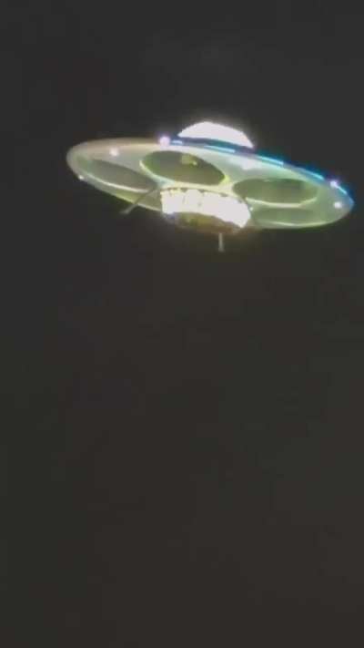 Rare video of ufo crash landing