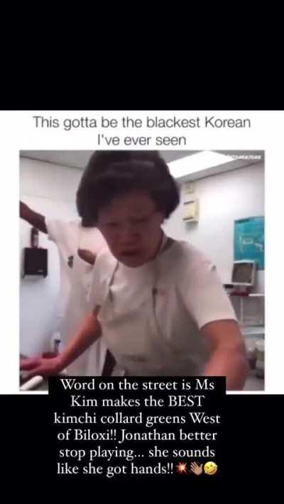 Blackest Korean ever