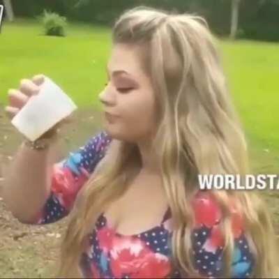 Its real... She also fucks dogs....