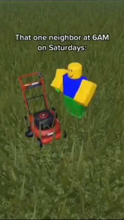 *LawnMower Noises*