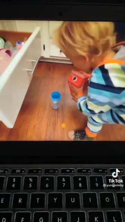 I hope he got a drink in the end!