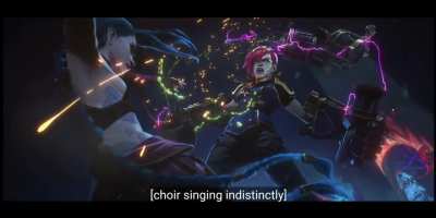 Arcane (2021-2024) S2E3 - Vi vs Jinx brutal fight