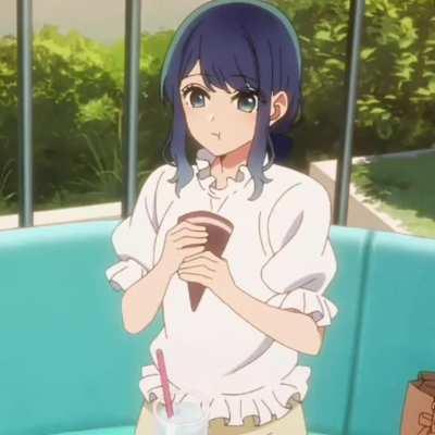 Akane chan enjoying her Ice cream 