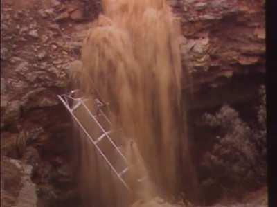 One of thirteen cave divers/explorers records the horrifying audio of the entrance of the Pannikin Plains Cave collapsing due to the sudden, unexpected form of a cyclone above them, with the cave then flooding. All thirteen made it out alive.