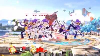 Waluigi becoming self aware and turning himself into a virus to cause chaos in game
