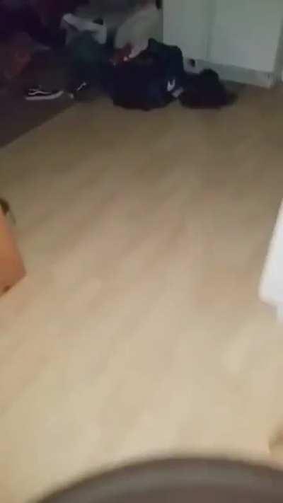 We had socks on, so no homo