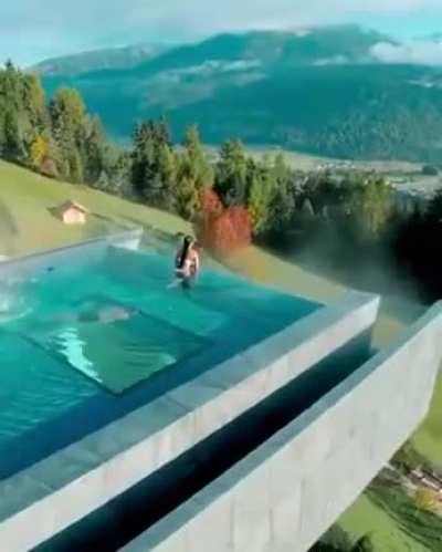 This Hotel in the Italian alps.