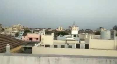 In Upaleta village of Gujarat, a man got fed up with azaan and put a sound system on the roof of his house. He started playing Hanuman Chalisa at the time of Azaan.