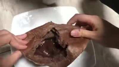 Por fin, un rico pan relleno de chocolate 😋