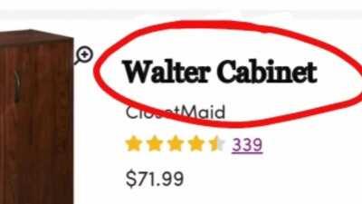 JOE BIDEN BOUGHT WALTER ON A WAYFAIR CABINET 🤬🤬😳😲