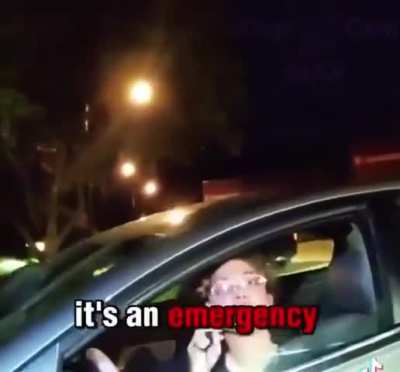 A breakdown after a officer did not use their turn signal