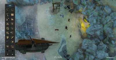 I made an in-your-browser D&D encounter map-maker. No login/software download needed. Print-screen the map or play live by sharing your screen with your players. It has 3D & 2D tools, animated characters, animals, dice-rollers ... Link in comments