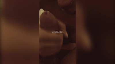 Drooled all over my favourite cock and made him cum in my mouth