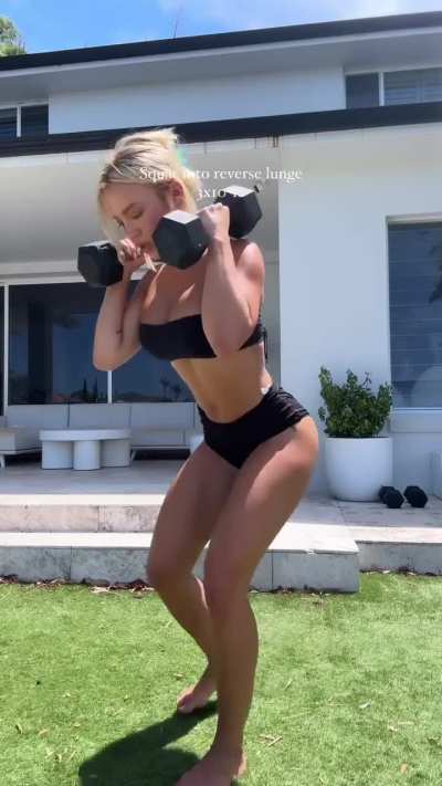 'Leg day at home' | IG January 2024