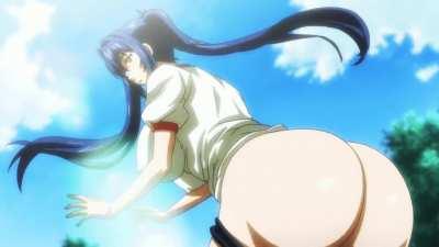 Pulling Down Aki’s Bottoms [Maken-Ki! OVA 1]