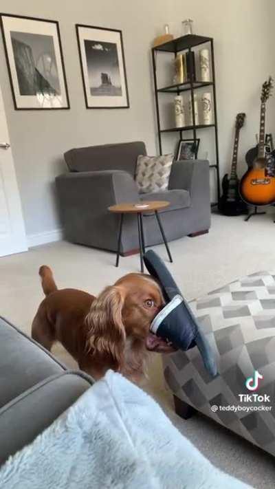 when he didn't realize you're in the room