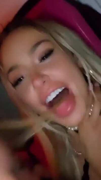 With Abby & having fun