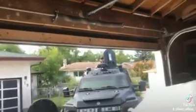 Almost shot by the police